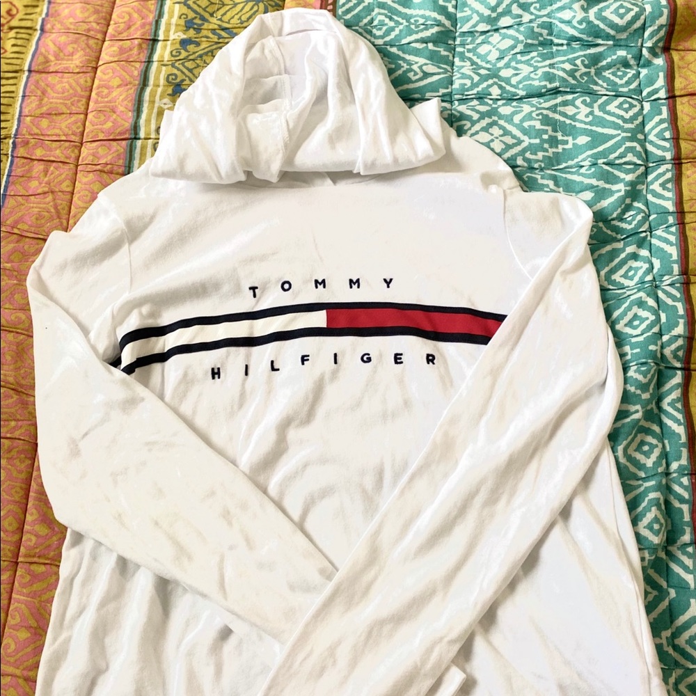 White Tommy Hilfiger Hoodie